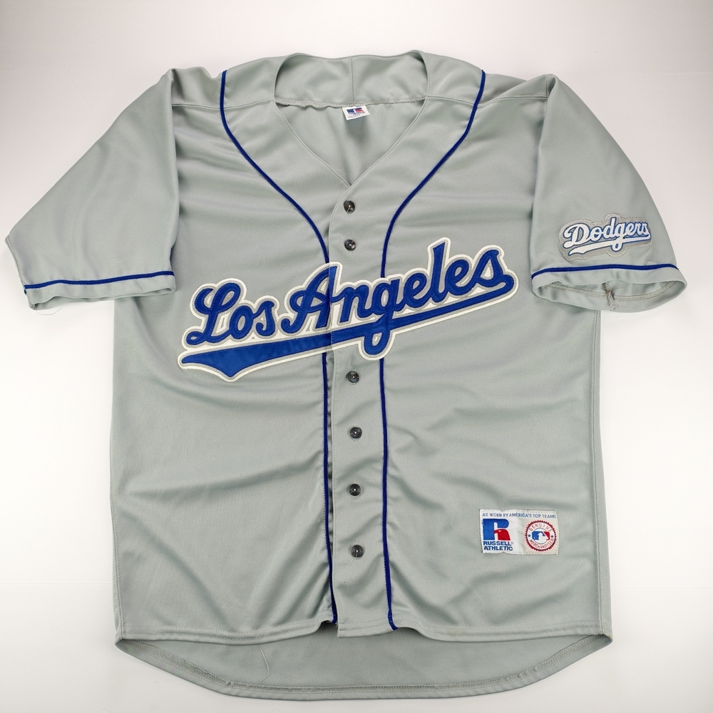 Vintage Russell Athletic Los Angeles Dodgers Jersey Made in Canada, Rare MLB